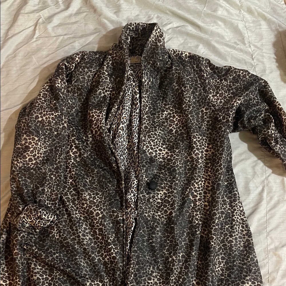 Leopard Print Coat
